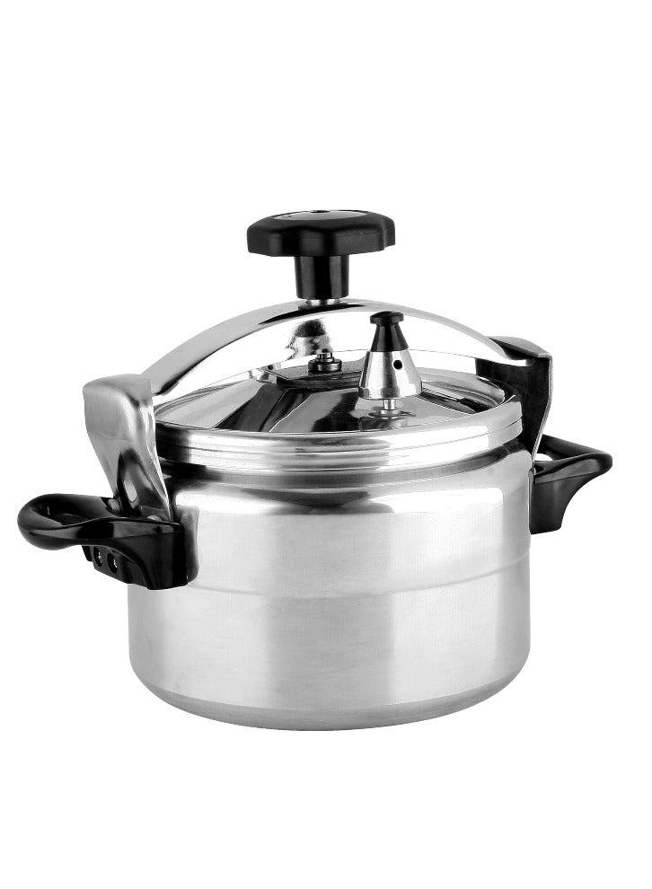 Durable Aluminium 9 Liter-Security Pressure Cooker With Lid ‎Induction Compatible Base