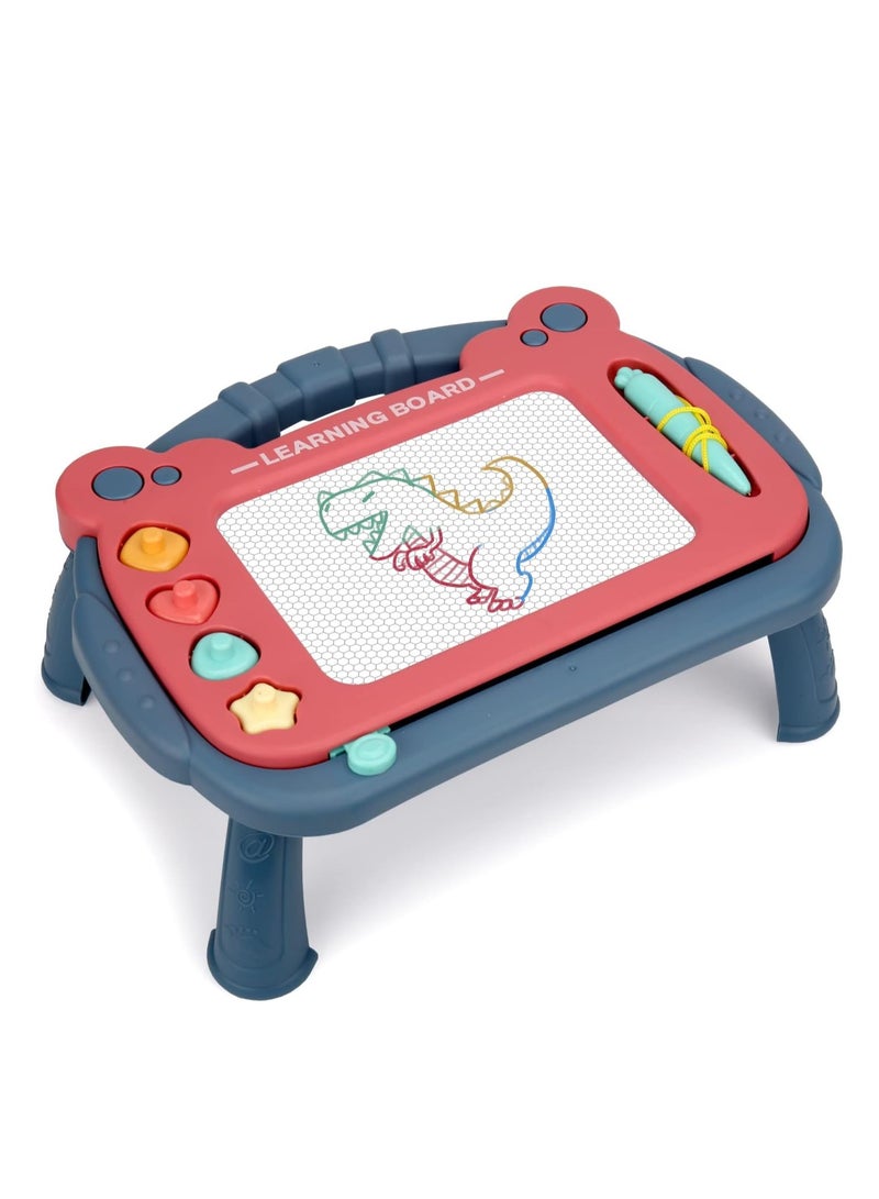 ORiTi Magnetic Drawing Board for Toddlers 1-3, Color Erasable Doodle Writing Pad, Learning Painting Sketch Pad,