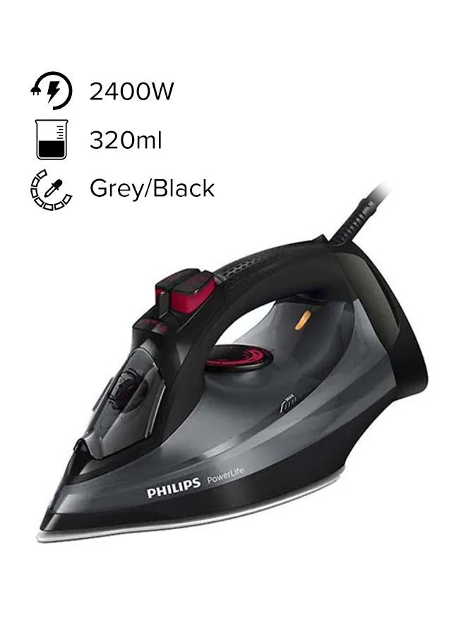 Powerlife Steam Iron 320.0 ml 2400.0 W GC2998/86 Grey/Black