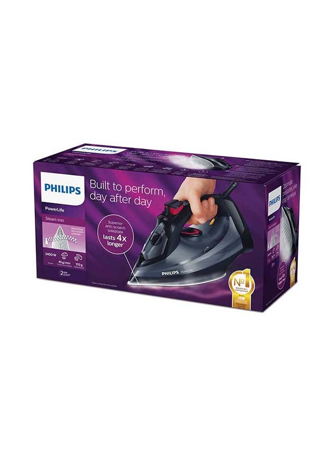 Powerlife Steam Iron 320.0 ml 2400.0 W GC2998/86 Grey/Black