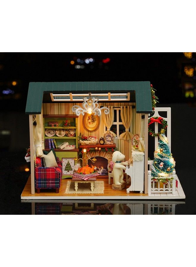 Diy Miniature Dollhouse Kit With Music Box Rylai 3D Puzzle Challenge For Adult Kids Xmas Gifts Z009