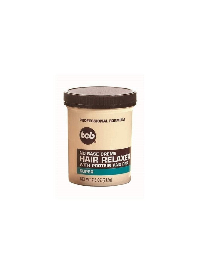 Hair Relaxer No Base Creme 7.5 Ounce Super Jar (221Ml) (Pack Of 2)