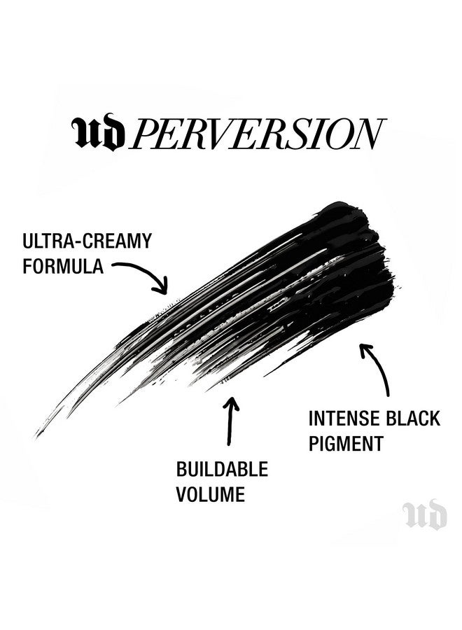 Mini Perversion Volumizing Mascara Mini Size Black 0.13 Oz / 3.8 G