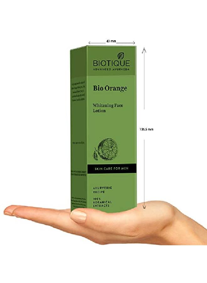 Bio Orange Whitening Face Lotion For Men 120Ml