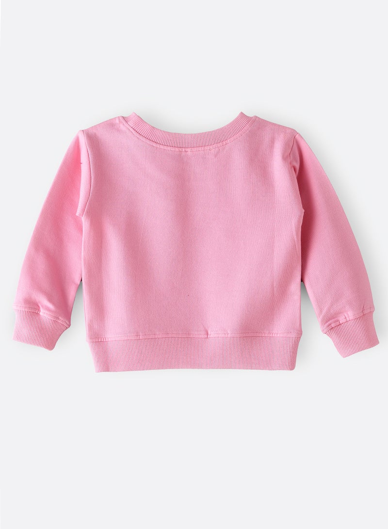 Jelliene Girls Cotton Sweatshirt, Soft and Comfortable Cotton Sweatshirt for Girls, Breathable and Skin-Friendly, Perfect for Everyday Wear