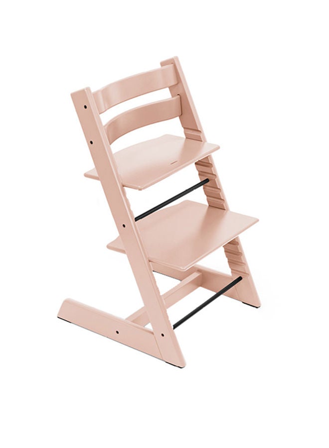 Tripp Trapp Chair Adjustable, Convertible Baby High Chair For Toddlers , Children And Adults Convenient, Comfortable And Ergonomic Classic Design Serene Pink