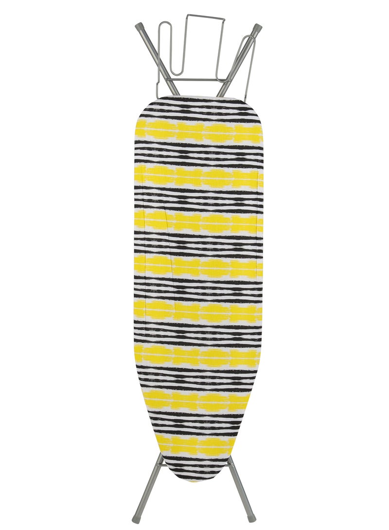 Royalford Ironing Board- RF11503| Powder Coated Steel Legs And Adjustable Height Mechanism| Foldable And Easy To Store| Non-Slip Legs And Iron Rest| Perfect For Home, Apartments, Hotels
