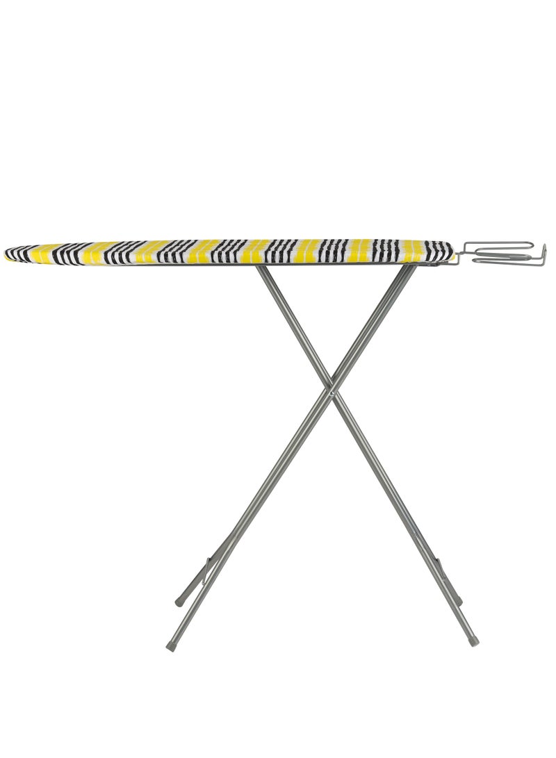 Royalford Ironing Board- RF11503| Powder Coated Steel Legs And Adjustable Height Mechanism| Foldable And Easy To Store| Non-Slip Legs And Iron Rest| Perfect For Home, Apartments, Hotels