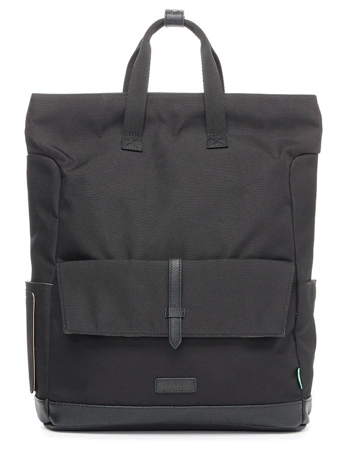 Quinn Eco Convertible Diaper Bag Black