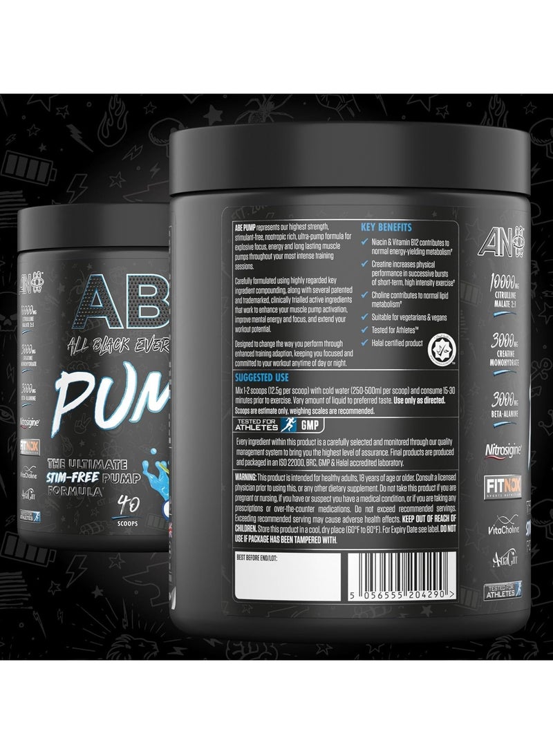 Abe Pump Stim-Free Tigers Blood 500Gm 40 Servings