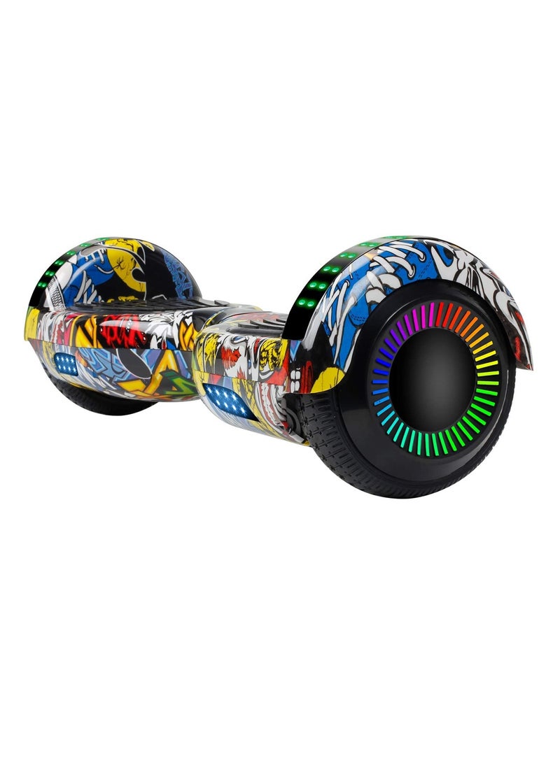 Coolbaby Hoverboard 6.5” Self Balancing Hoverboard, Two-Wheel Self Balancing Scooter with LED Light Hoverboard for Kids & Adult