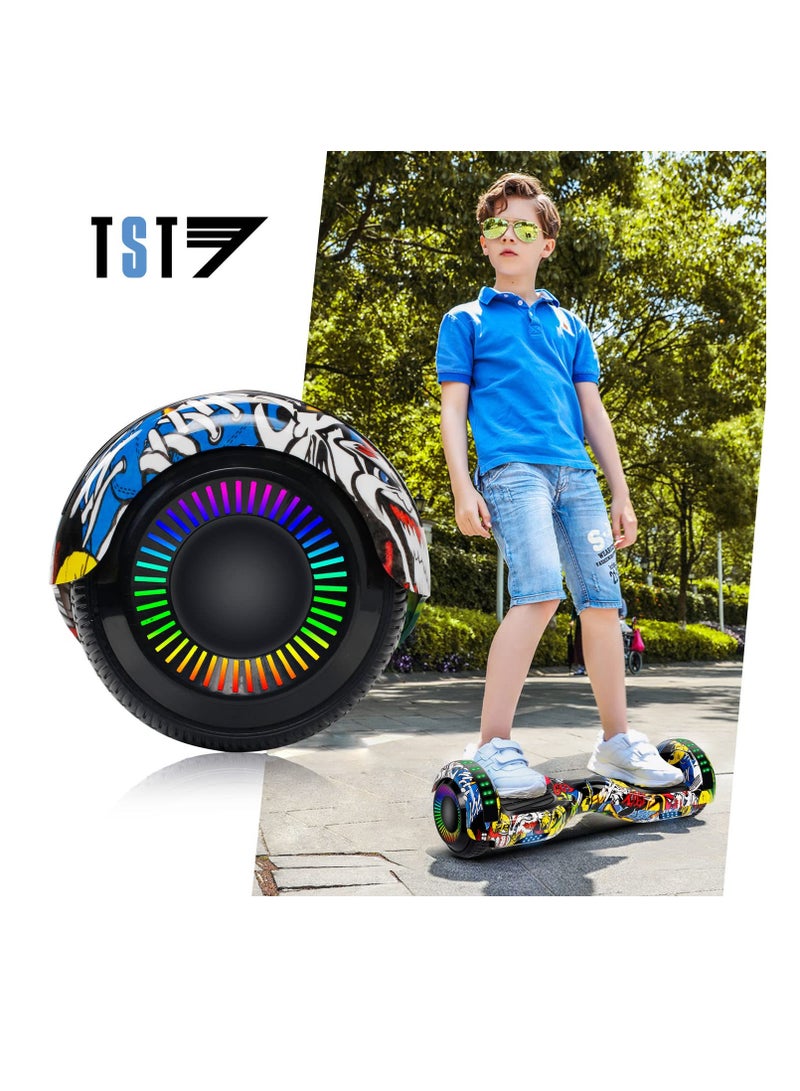 Coolbaby Hoverboard 6.5” Self Balancing Hoverboard, Two-Wheel Self Balancing Scooter with LED Light Hoverboard for Kids & Adult