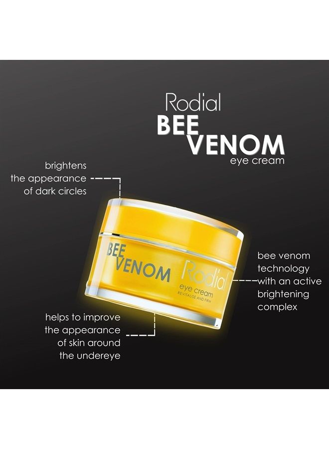 Bee Venom Eye Cream 0.2fl.oz - Extreme Performance Under Eye Cream, Bee Venom Formula to Plump and Smooth Fine Lines and Wrinkles, Vitamin C to Correct Sun Damages, P:Cell for Lifting Effect