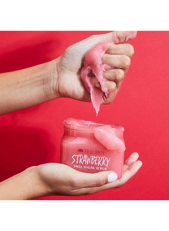 Shea Sugar Body Scrub Strawberry18oz With Single FragranceFree Makeup Remover Cleansing Towelettes