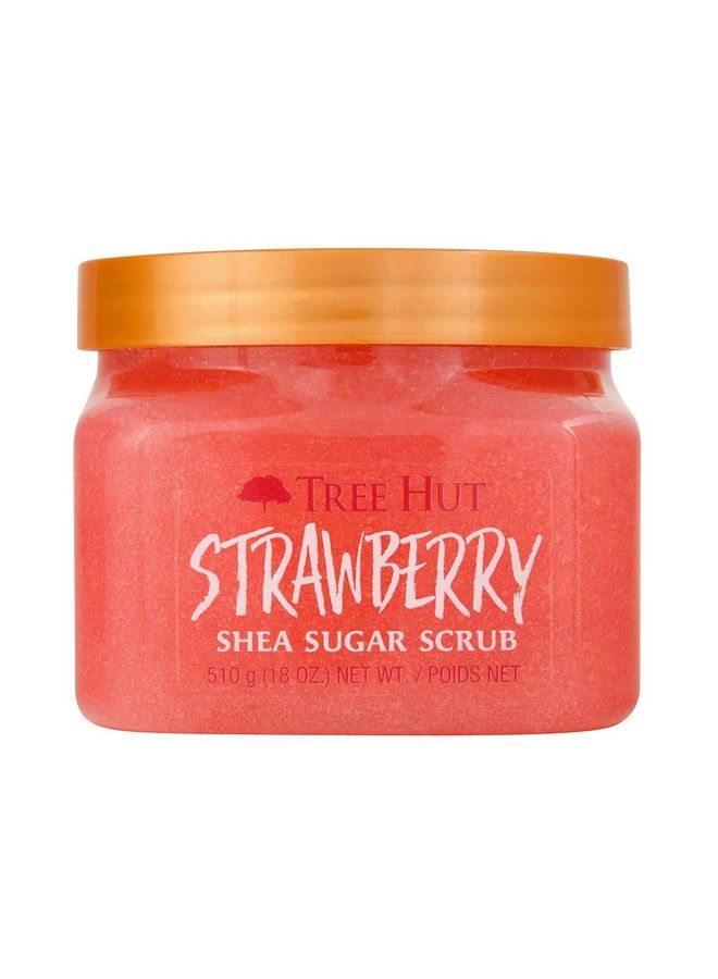 Shea Sugar Body Scrub Strawberry18oz With Single FragranceFree Makeup Remover Cleansing Towelettes