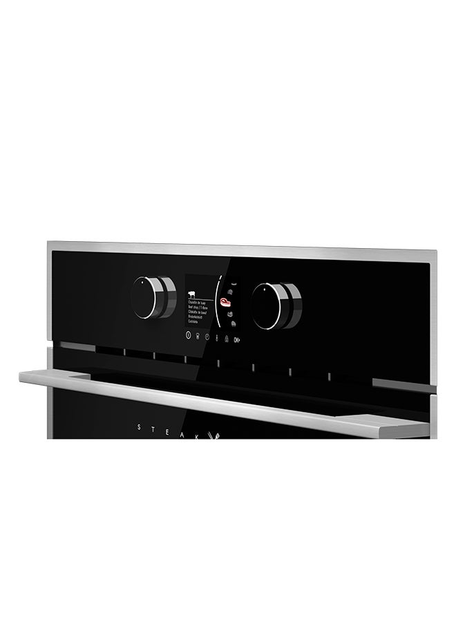 SteakMaster Multifunction Pyrolytic oven With special Grill and Cast iron grid for Steaks 63.0 L 3552.0 W 111000026 Black