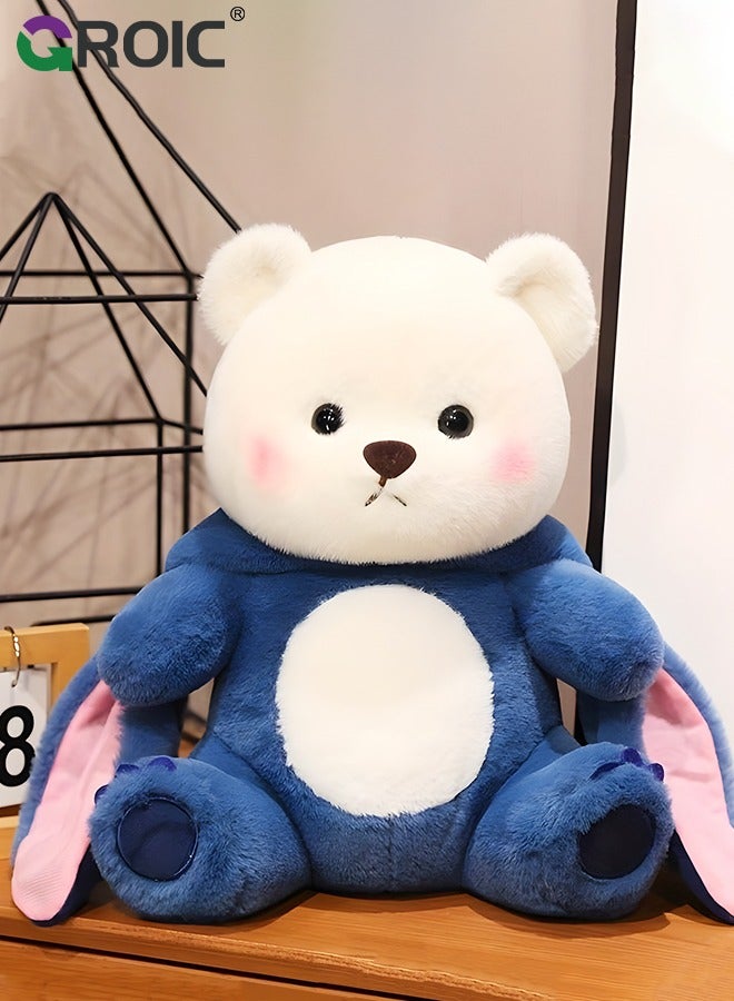 Cute Bear Plush Toy,Plush doll Toy,Stuffed Animal Plushies Doll, Kawaii Soft Stuffed Pillow,Stuffed Toy,Stitch Plush Toy