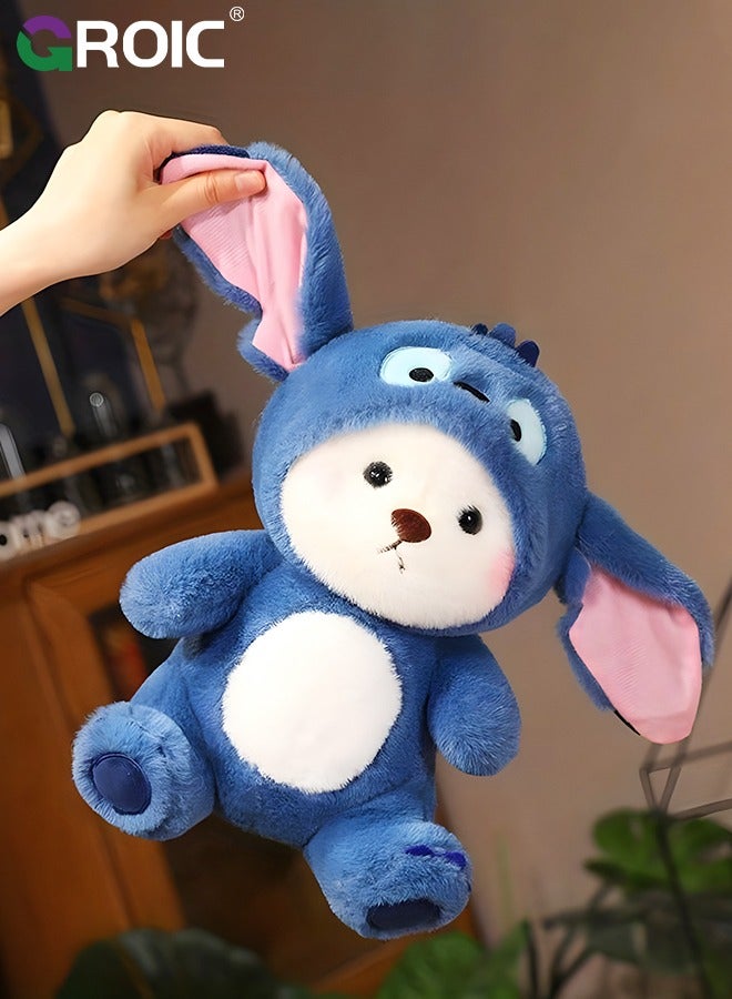 Cute Bear Plush Toy,Plush doll Toy,Stuffed Animal Plushies Doll, Kawaii Soft Stuffed Pillow,Stuffed Toy,Stitch Plush Toy