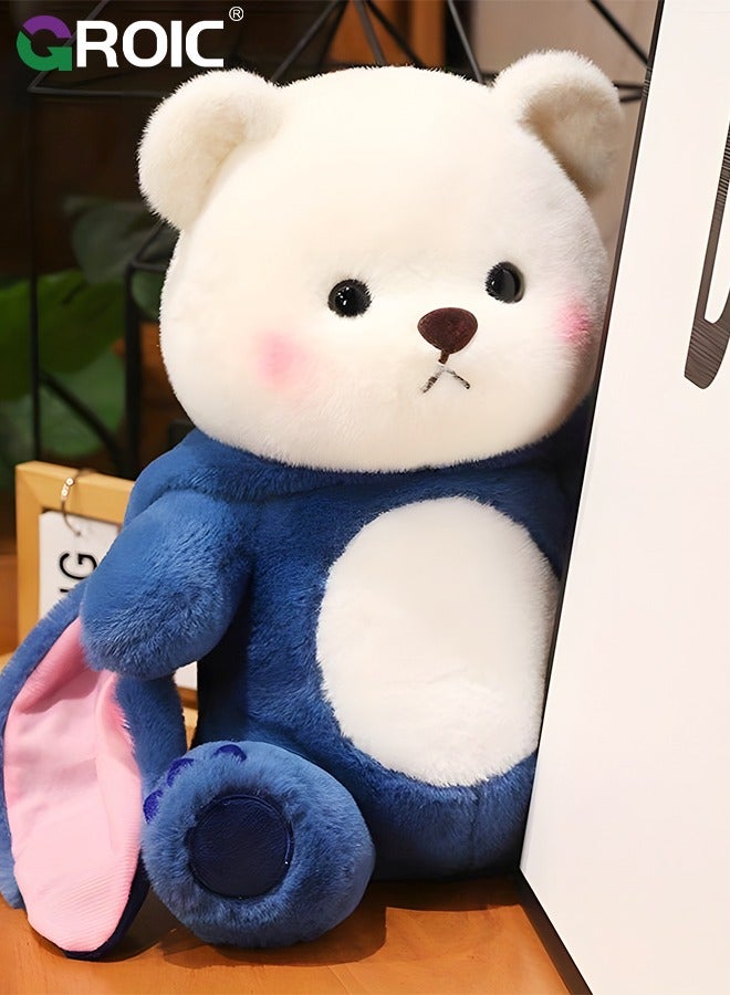 Cute Bear Plush Toy,Plush doll Toy,Stuffed Animal Plushies Doll, Kawaii Soft Stuffed Pillow,Stuffed Toy,Stitch Plush Toy