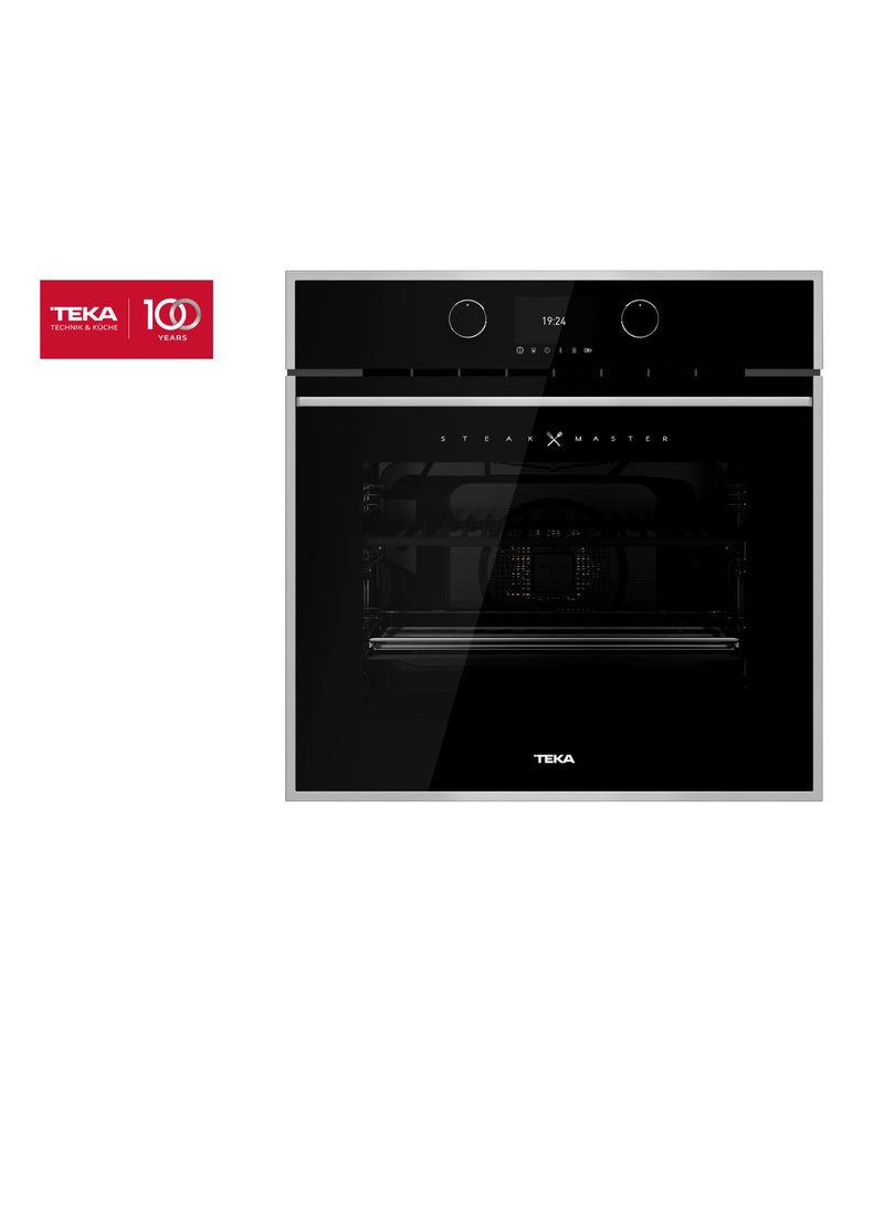 TEKA SteakMaster 71L Multifunction Pyrolytic Oven with Special Grill and Cast iron grid for Steaks Pyrolytic & HydroClean System