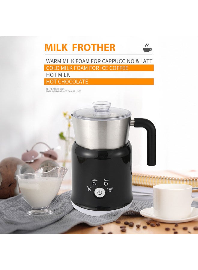 Detachable Milk Frother 23.67oz/700ml Electric Milk Frother and Steamer with Touch Control 600W 5 in 1 Hot/Cold Foam Maker for Latte Cappuccinos Hot Chocolate Milk