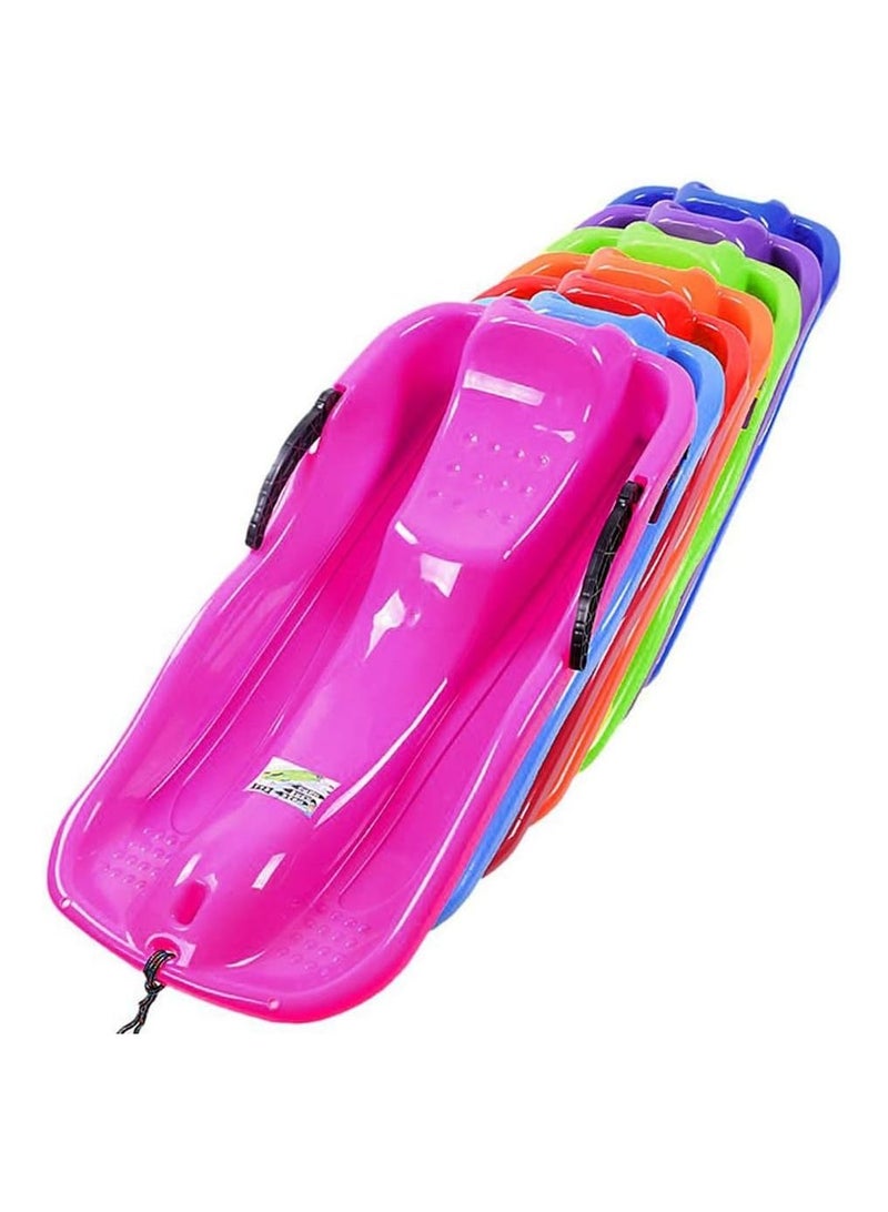 Portable Snow Sled Sand Grass Skiing Ultimate Toboggan Adventure with Pull Rope for Kids and Boat Sledge Sprinters