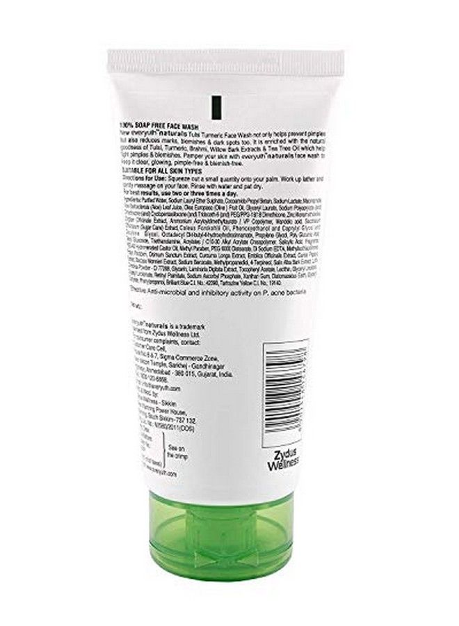 Tulsi Turmeric Face Wash Anti Acne Anti Marks Face Wash (50Gm4Qty) Pack Of 01