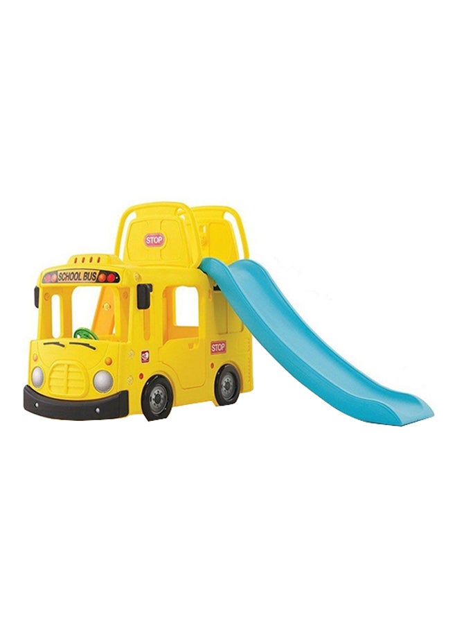 3 In 1 School Bus Slide Play Set