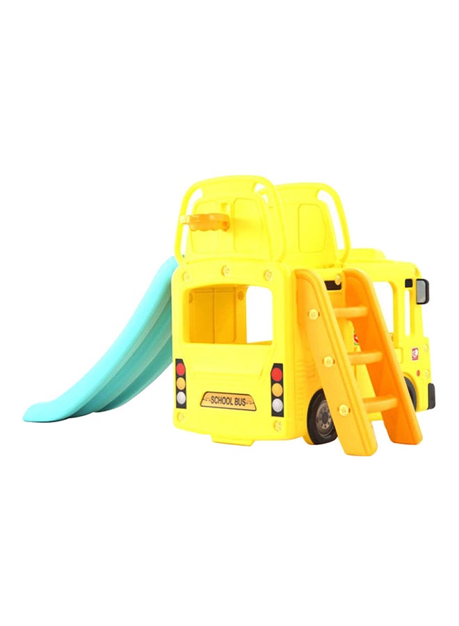 3 In 1 School Bus Slide Play Set