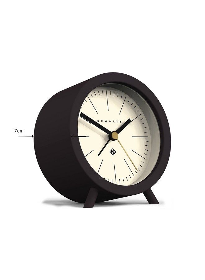 Fred Alarm Clock Small Retro Design Perfect For The Bedroom Living Room Or Office… (Chocolate)