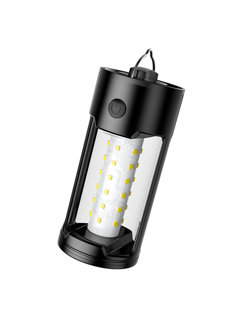 LED Camping Lantern Rechargeable Camping Light With 1200mAh Power Bank, Emergency Lantern Flashlight Tent Light for Camping Power Outage Hurricane