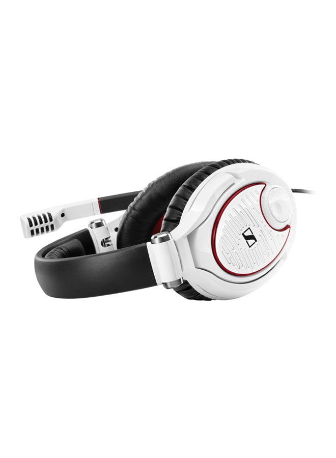 Game Zero PC Gaming Headset Black/White/Red