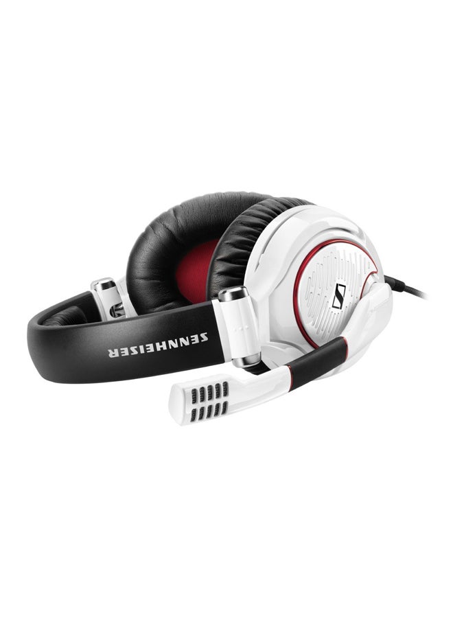 Game Zero PC Gaming Headset Black/White/Red