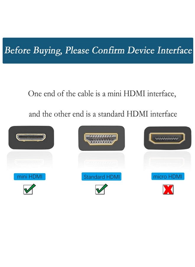 15Cm Mini Hdmi To Hdmi Short Cable 90 Degree Right Angle High Speed Mini Hdmi Male To Hdmi 2.0 Male Adapter Support 4K@60Hz Youcheng For Raspberry Pi Tablet Camera Etc (R)