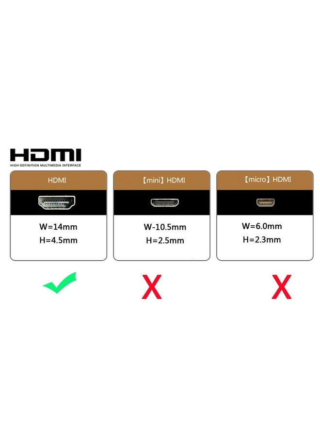 Cyfpv Fpv Hdmi Male To Up Angled 90D Hdmi Male Hdtv Fpc Flat Cable For Fpv Hdtv Multicopter Aerial Photography (0.5M)