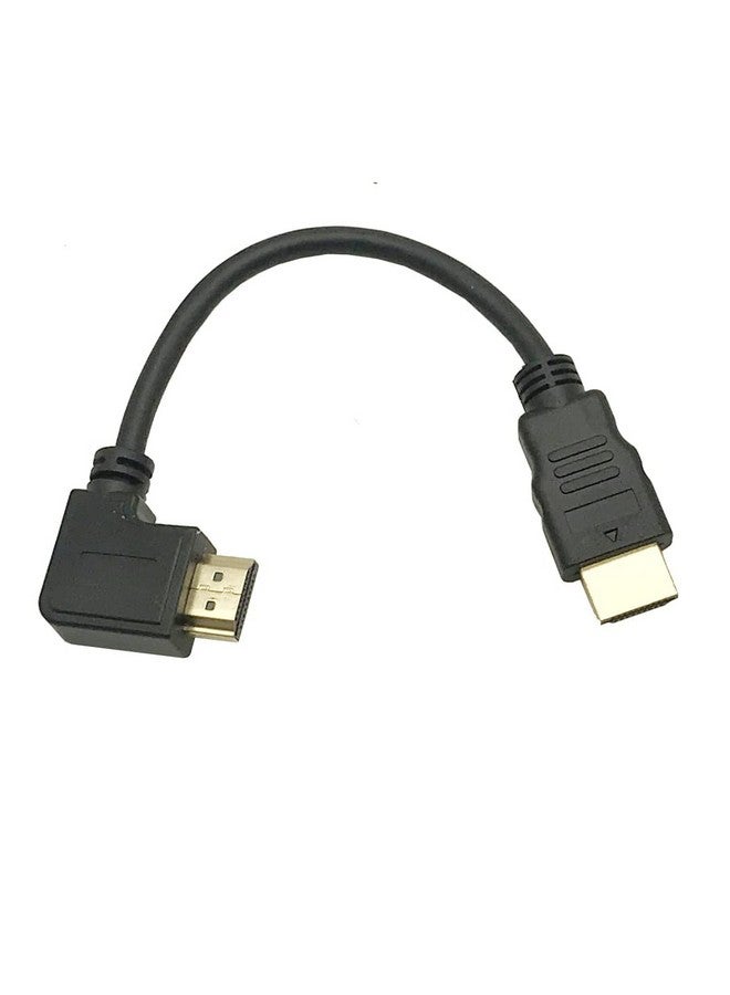 8K Hdmi 2.1 Cable Right Angled 8Inch Short 90 Degree 8K Hdmi Cable 2.1 Right Angle Hdmi Male To Male Cable8K@60Hz 4K@120Hz 144Hz Earc Hdr10 4:4:4 Hdcp 2.2