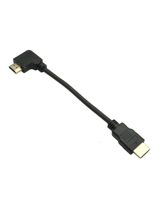 8K Hdmi 2.1 Cable Right Angled 8Inch Short 90 Degree 8K Hdmi Cable 2.1 Right Angle Hdmi Male To Male Cable8K@60Hz 4K@120Hz 144Hz Earc Hdr10 4:4:4 Hdcp 2.2