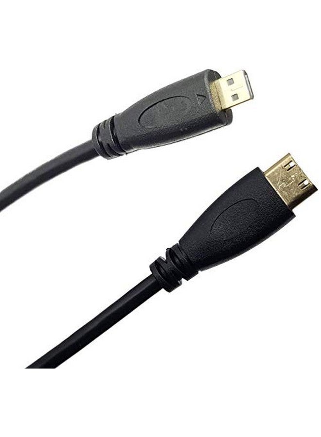 Micro Hdmi Type D Male To Mini Hdmi Type C Male Connector Adapter Cable Cord (3.3Feet 1Pack)