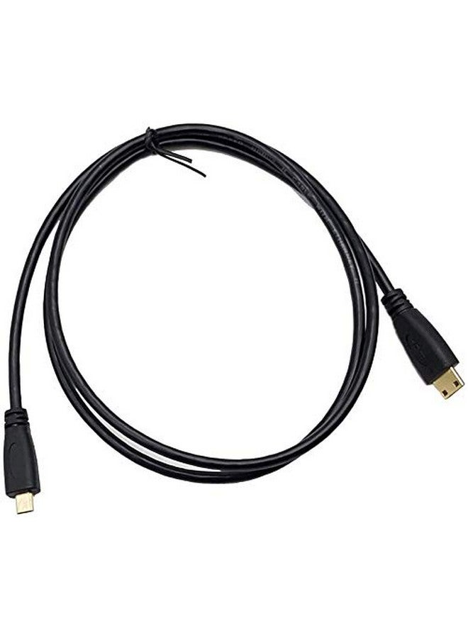 Micro Hdmi Type D Male To Mini Hdmi Type C Male Connector Adapter Cable Cord (3.3Feet 1Pack)