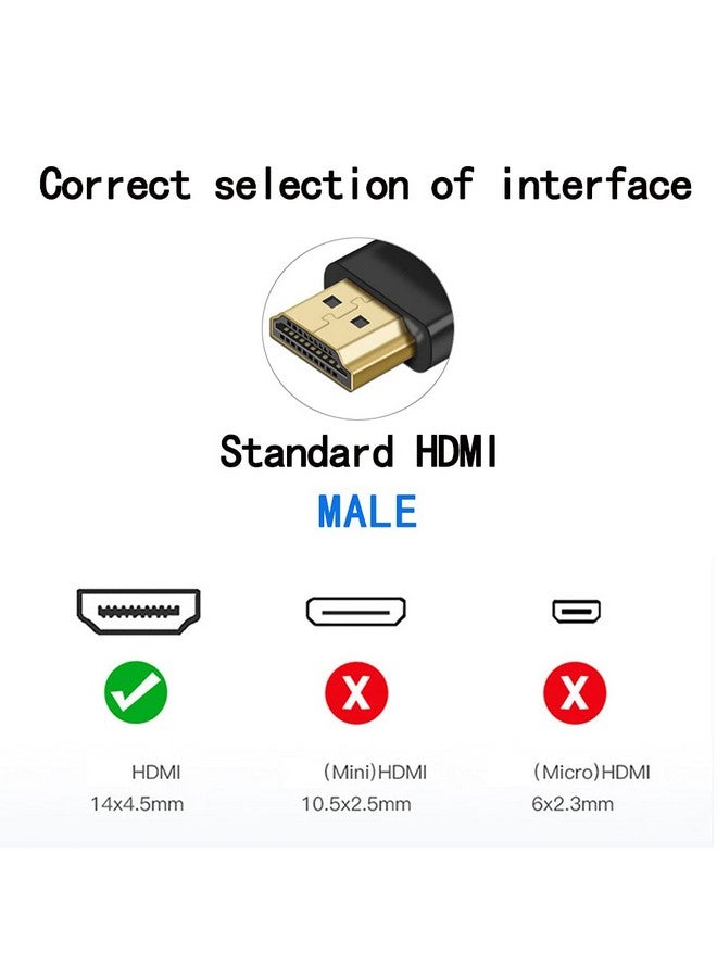 Hdmi Adapterhdmi Male To Male Coupler Extender Connector For Hdtv 1080P Hdmi Cable Extension Converter(2 Pack)