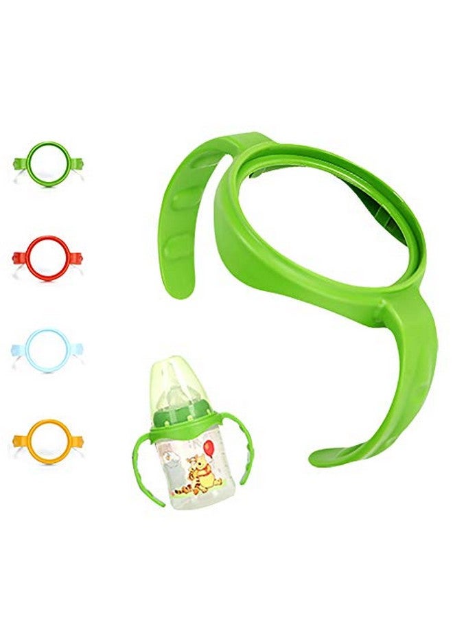 Baby Feeding Bottle Handles Compatible For Nuk Smooth Flow Bottles (Not For Nuk Cups And Nuk Simply Natural Bottles) 2 Counts Color May Vary