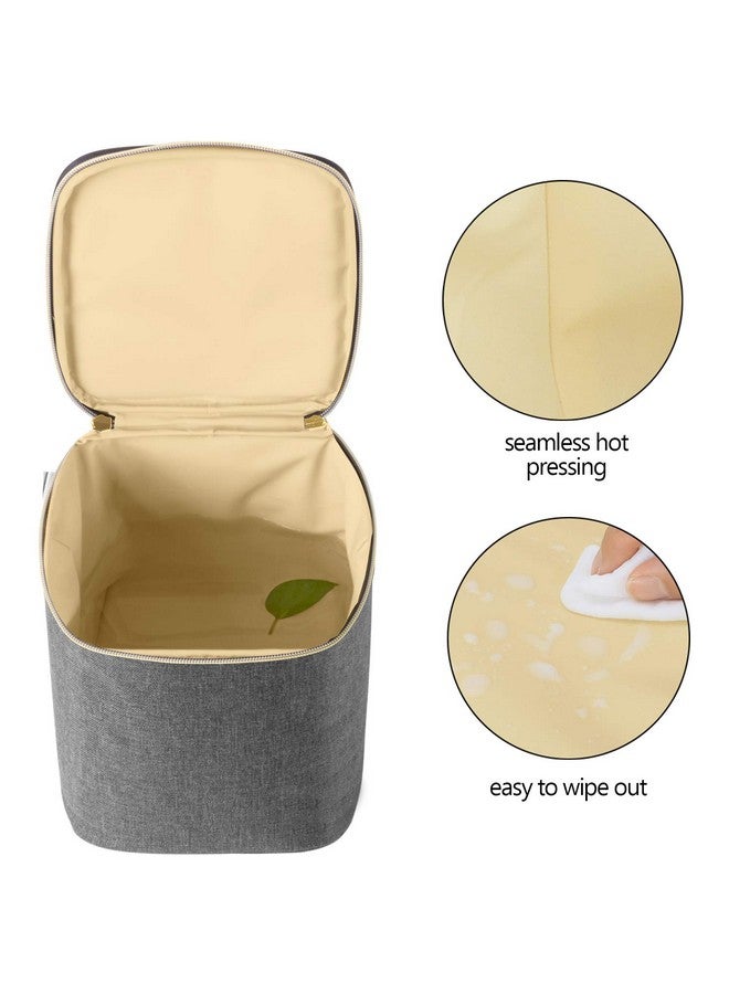 Breastmilk Cooler Bag With Ice Pack Baby Bottles Bag For Up To 4 Large 9 Ounce Bottles And Ice Pack Perfect For Working Mom Mother Gray