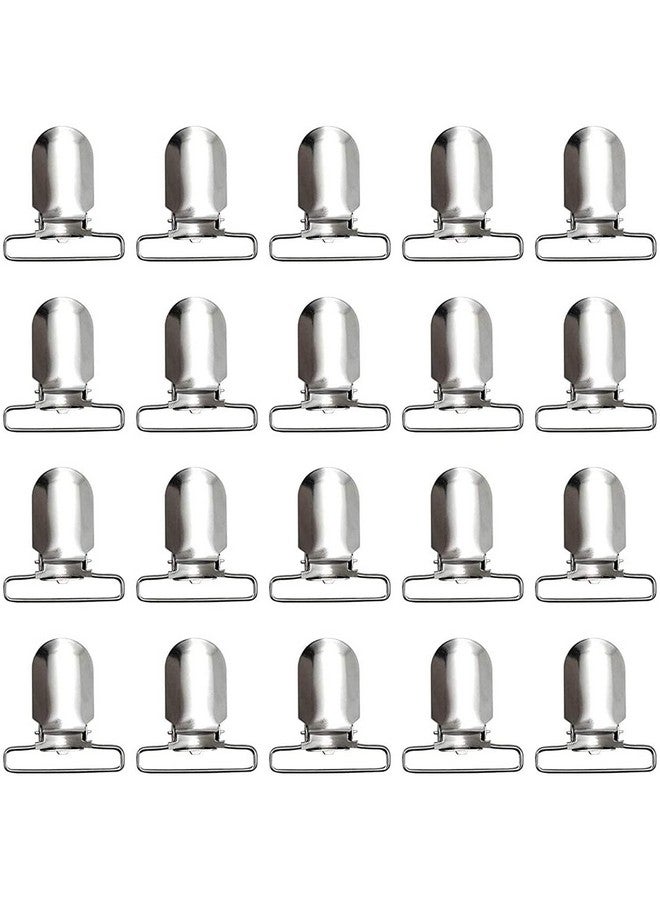 20 Pieces Men Suspender Clips Heavy Duty Bed Sheet Fasteners Clips Sheet Straps Holder Fasteners Clips