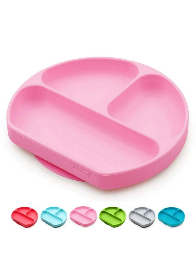 Silicone Suction Plates For Babies Stick To High Chair Trays And Table Divided Baby Dishes Perfect Kids Plates Bpa Free