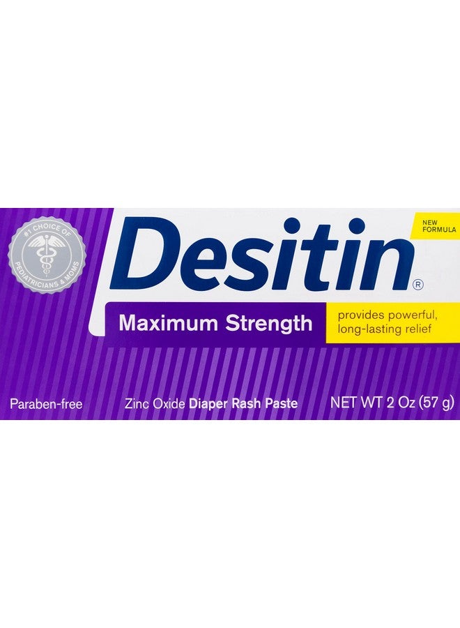Maximum Strength Diaper Rash Paste With Zinc Oxide 2 Oz (57 G)