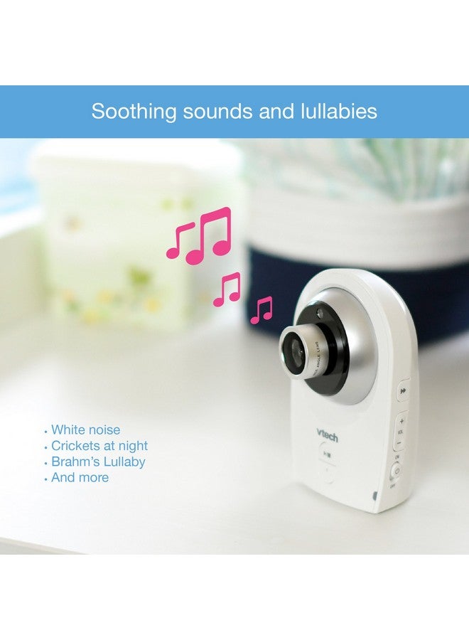 Vm3512 Video Baby Monitor With Interchangeable Wideangle Optical Lens And Standard Optical Lens 720P