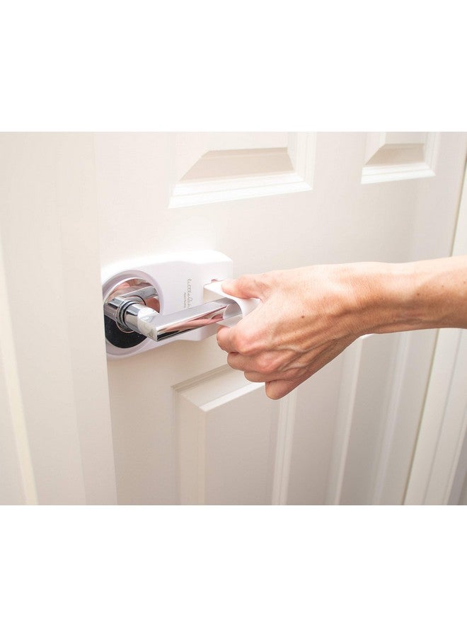 Baby Safety Lever Door Handle Lock Firm & Strong Hold Nonadhesive Suitable For Door Handles With 3 Inches Diameter 3 Pack Model Ck028