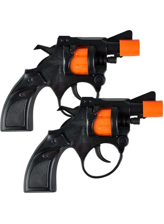 Shot Cap Revolver Toy Gun For Kids Set Of 2 Cool Shooter Toys For Boys And Girls Kidsafe Revolver Toy Pistol For Active Fun Great Halloween Accessory For Children 4 5 6 7+