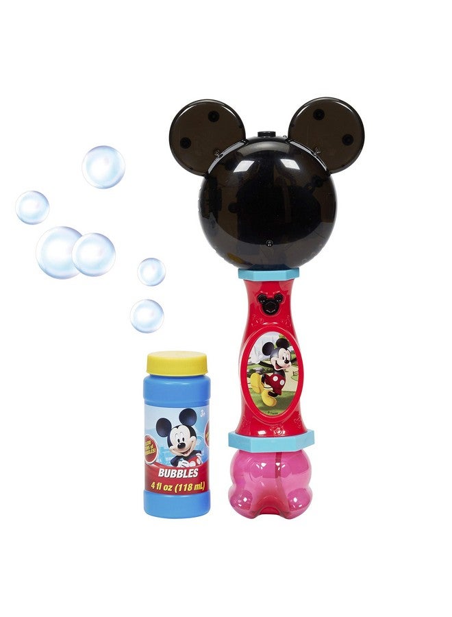 Disney Mickey Mouse Light And Sound Musical Bubble Wand Includes Bubble Solution Multi (20511)