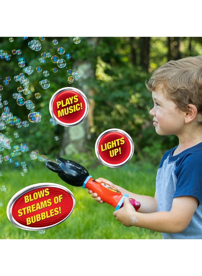 Disney Mickey Mouse Light And Sound Musical Bubble Wand Includes Bubble Solution Multi (20511)